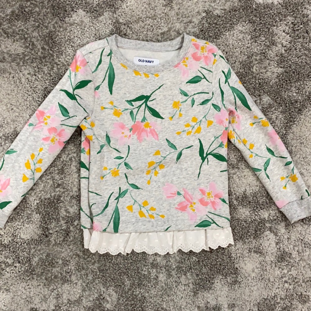 Old Navy 5T Floral with Ruffle